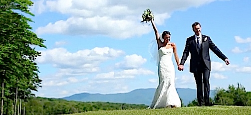 Wedding Couple filmed by Video-Vernont